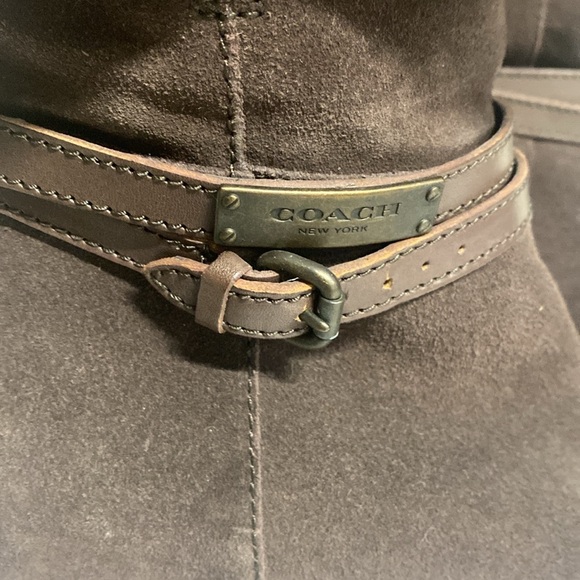 Coach leather winter wedge boots! - Picture 2 of 8